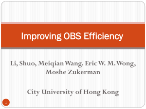 Evaluating OBS by Effective Utilization