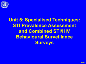 AIDS Surveillance - Global Health Sciences