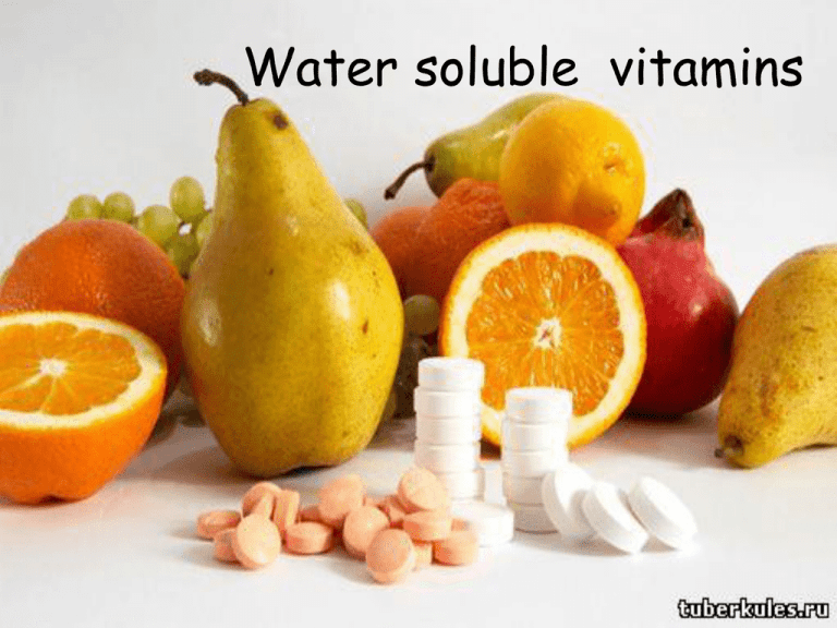 Water Soluble Vitamins