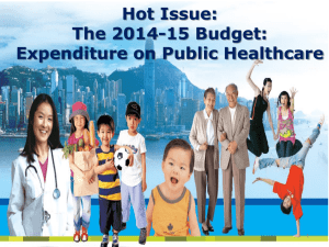 Expenditure on Public Healthcare