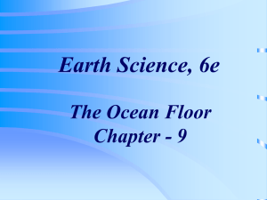 Chapter 13: The Ocean Floor