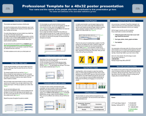 Poster Template A