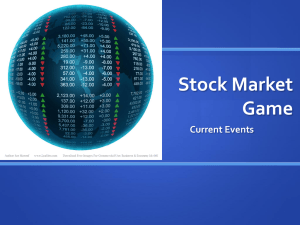 Stock Market Game PowerPoint
