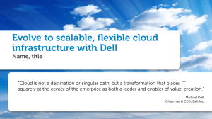 Evolve to scalable, flexible cloud infrastructure