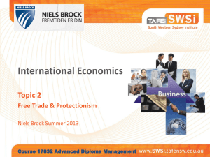 NIELS BROCK - International Economics