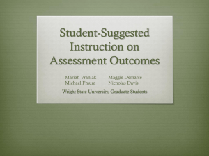 The Effects of Student - Suggested Instruction