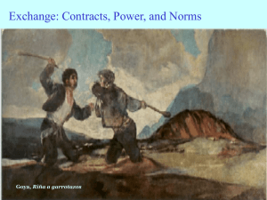 Exchange (contracts, norms, power)