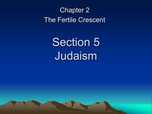 Section 5 Judaism