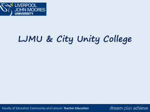 Teacher Education - City Unity College