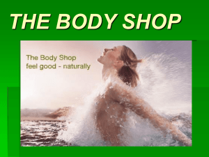 BODY SHOP