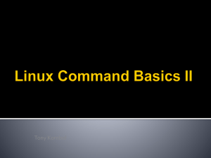 Linux Basics II - Personal Web Pages