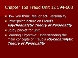 freud's psychodynamic theory pp