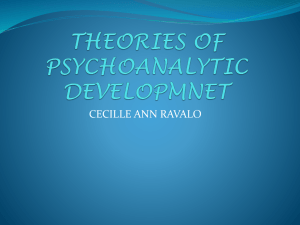 theories of psychoanalytic developmnet