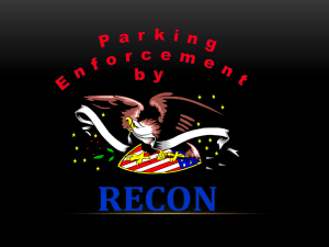 Recon Parking Management