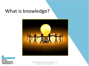 Concepts Of Knowledge ppt