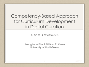 Competency-Based Approach for Curriculum Development in Digital