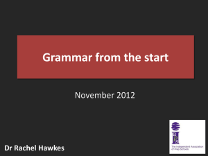 Grammar From The Start 2