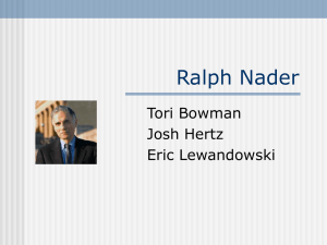 Ralph Nader - Rose