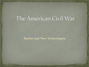 Civil War Battles and Technology - York Region District School Board