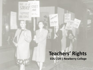 Teachers' Rights - edu224fall2010