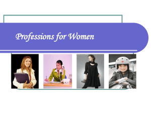 Professions for Women