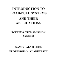 Load Pull Project 2