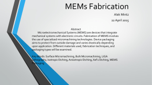ResearchPresentations\MEMs Fabrication