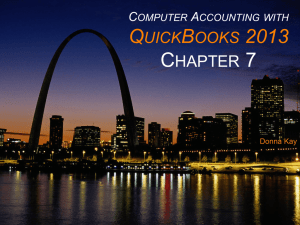 Computer Accounting with QuickBooks 2013