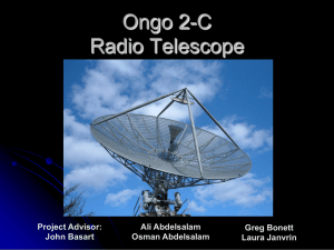 Radio Telescope - ECpE Senior Design