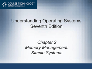 Chapter 2 - Memory Management (Simple Systems).
