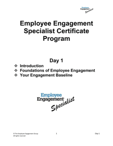 Specialist-Workbook-Day-1 - The Employee Engagement Group