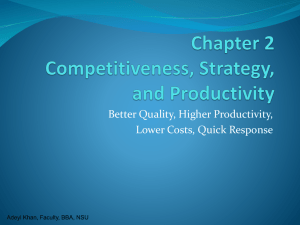 Ch2 Competitiveness Strategy Productivity