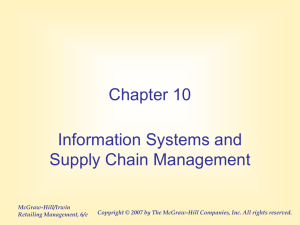 Information Systems and Supply Chain Management