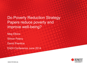 Do Poverty Reduction Strategy Papers Reduce Poverty and Improve