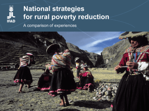 National strategies for rural poverty reduction