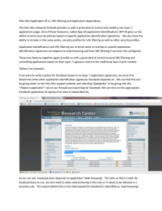 Palo Alto Application-ID vs. URL filtering and Application