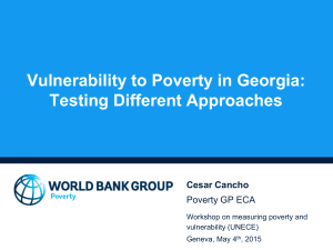 Vulnerability to Poverty in Georgia: Testing Different Approaches