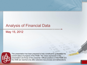Powerpoint slides - Financial Accounting Standards Research