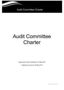 Audit Committee Charter