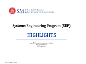 SEP Highlights - Lyle School of Engineering
