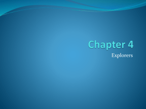 Chapter 4 Explorers PowerPoint Notes