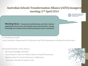 Australian Schools Transformation Alliance (ASTA