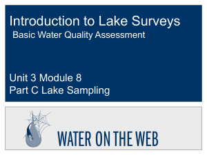 Mod8-C Introduction to Lake Surveys - Basic
