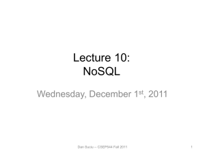 lecture10-nosql