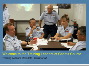 Orientation & Membership: Cadet Great Start