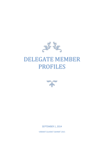 Delegate member profiles