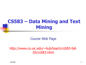 Data Mining: Process and Techniques - UIC