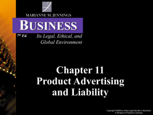 Contract Basis for Product Liability