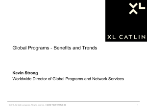 Global Programs - Benefits and Trends