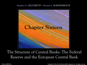 Chapter 16 The Structure of Central Banks: The Federal Reserve